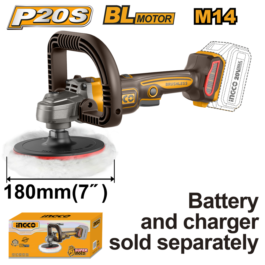 PULIDORA 20V (180mm)
