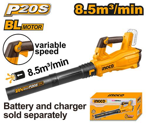 SOPLADOR 20V 8,5 m³/min *No incluye Carg/Bat