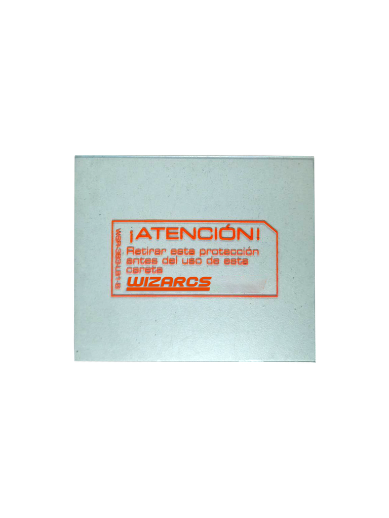 PROTECTOR EXTERIOR PANTALLA SOLDAR WIZARCS 385 ORANGE/HYPER