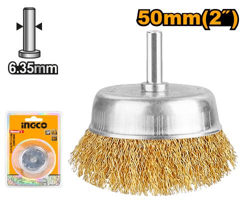 CEPILLO COPA ACERO LATONADO 50mm