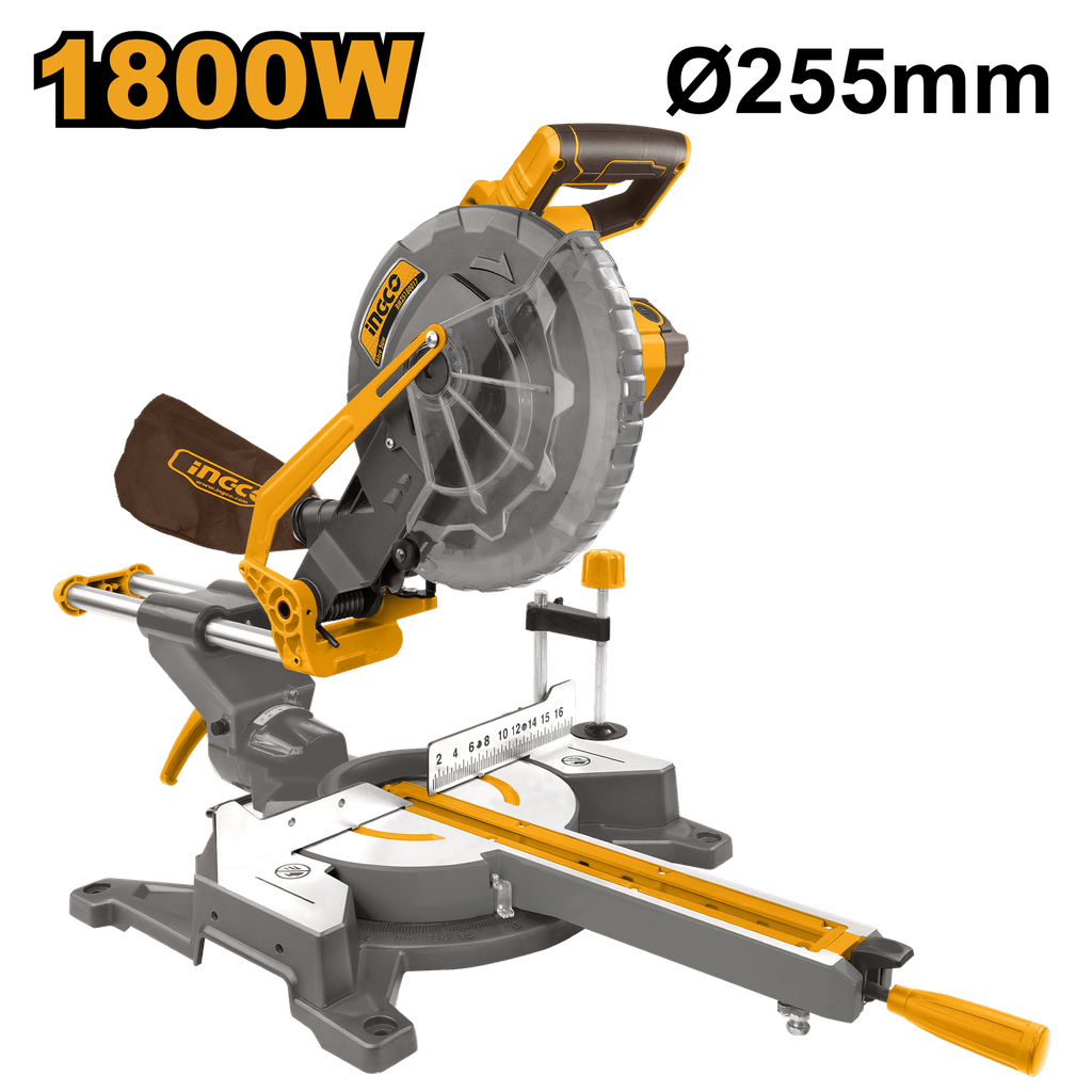 TRONZADORA INGLETADORA TELESCOPICA 1800w 255mm