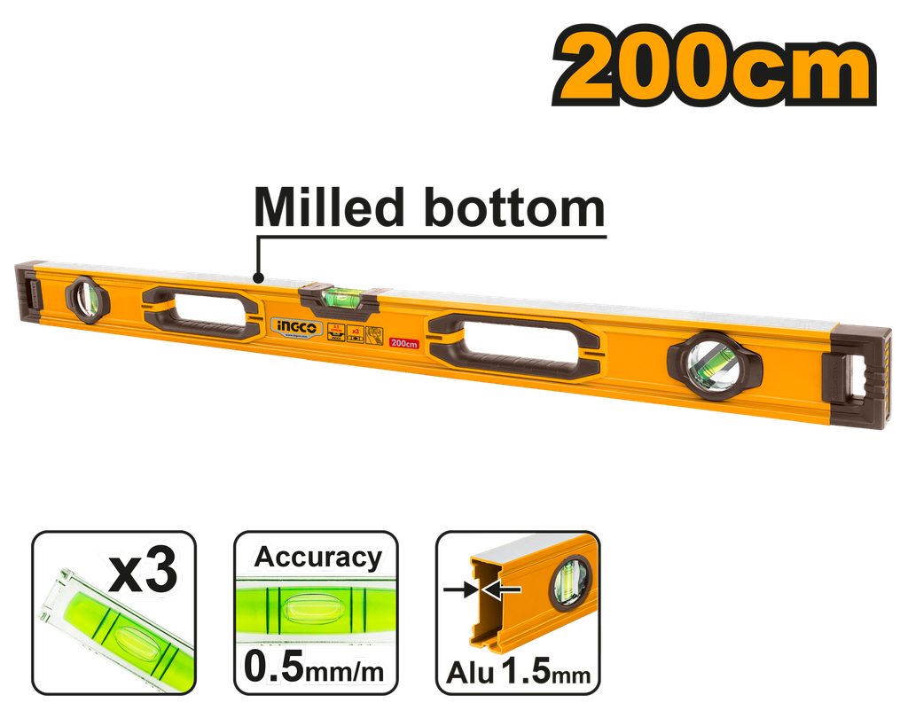 NIVEL DE BURBUJA 200cm