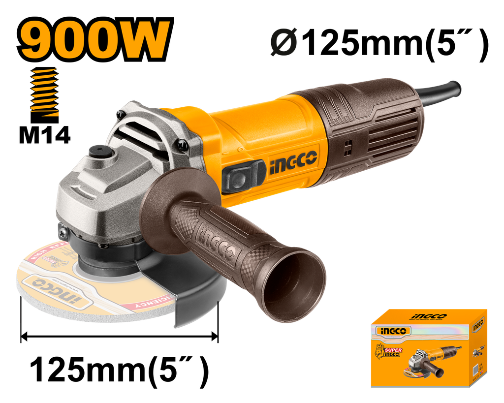 AMOLADORA 900w 125mm