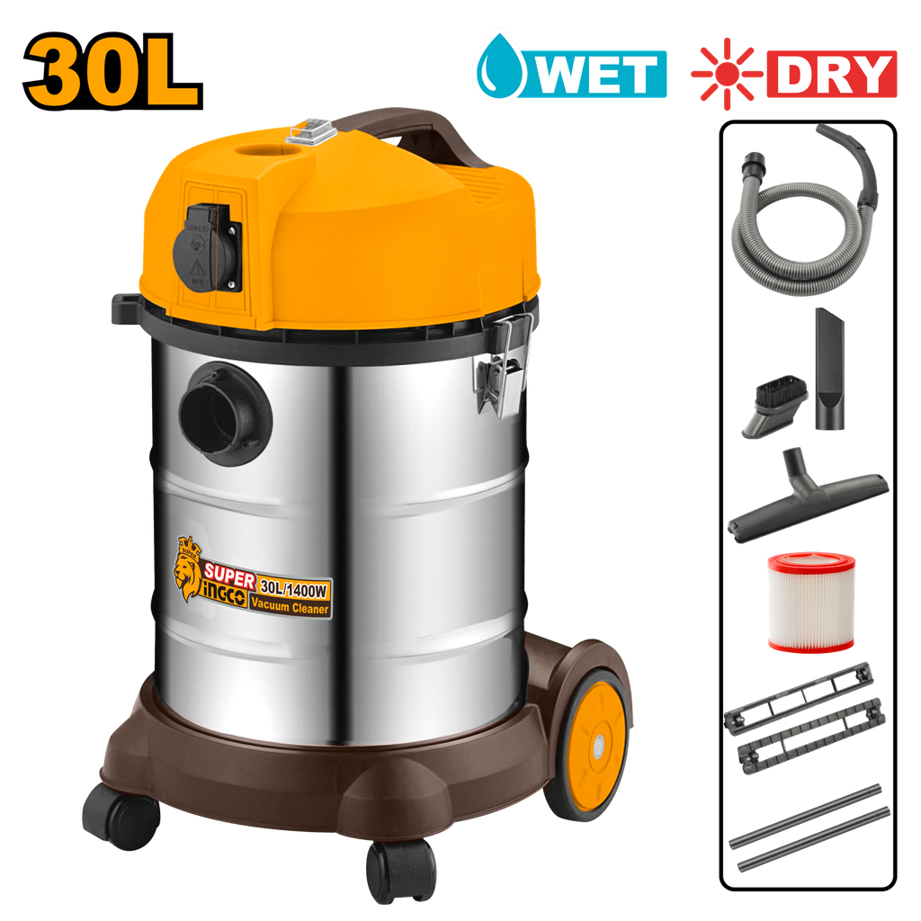 ASPIRADOR INDUSTRIAL  30l  1400w