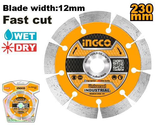 DISCO UNIV. SEGMENTADO 230MM INGCO DMD0123013