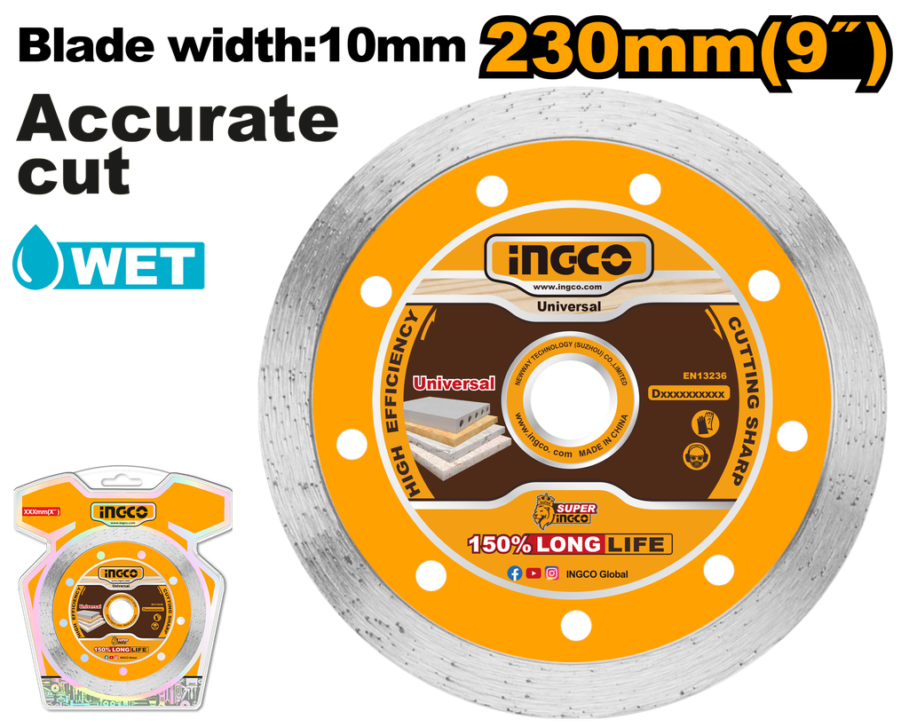 DISCO UNIV. AZULEJOS 230mm