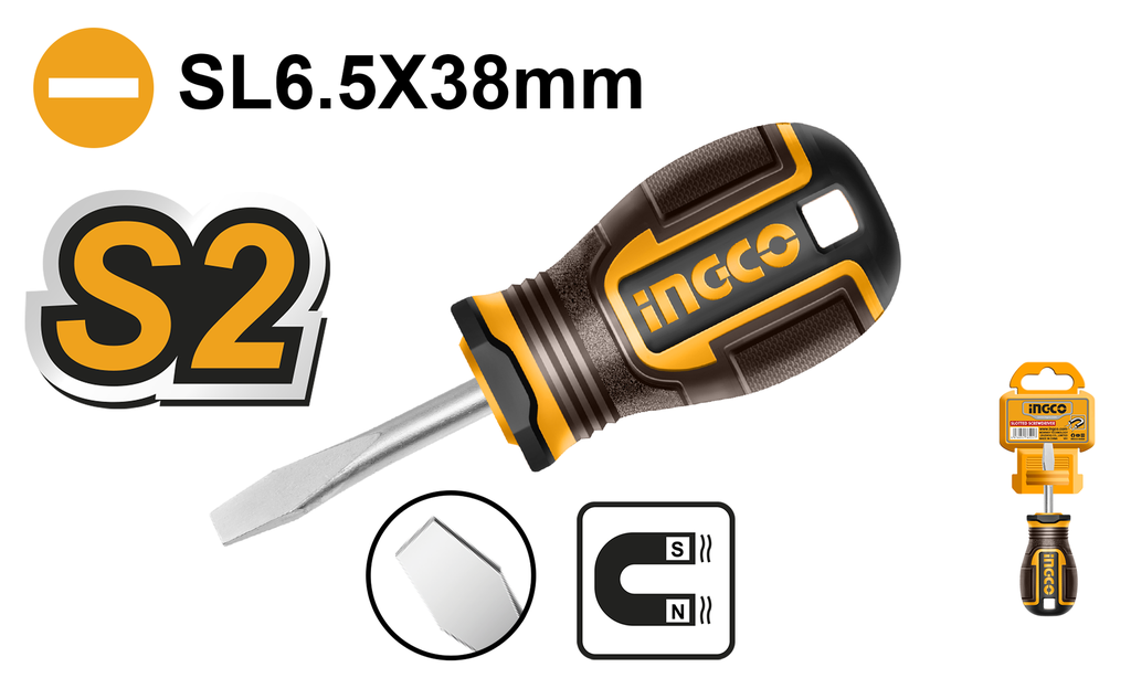 DESTORNILLADOR PLANO 6.5*38mm