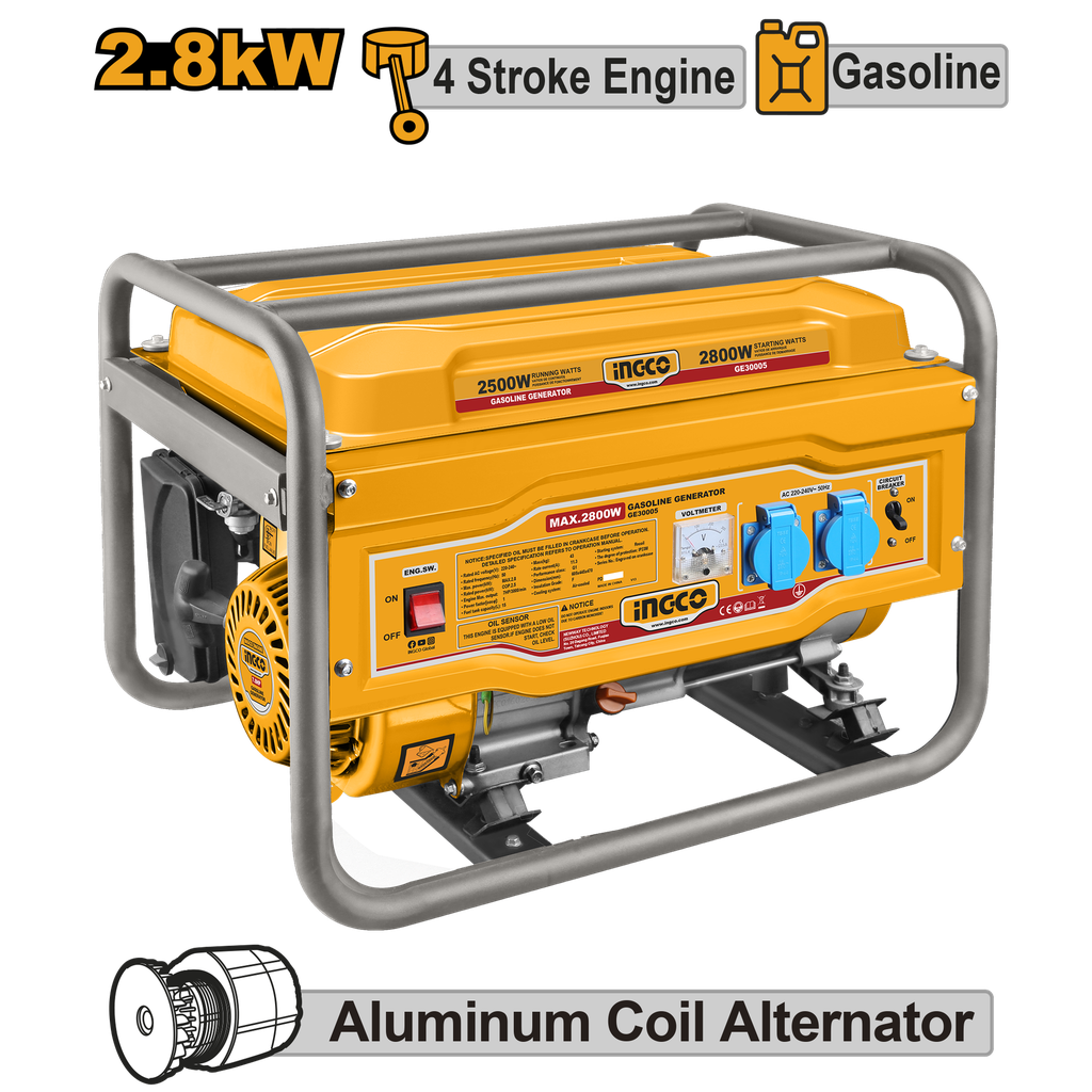 GENERADOR GASOLINA 2.800w GE30005