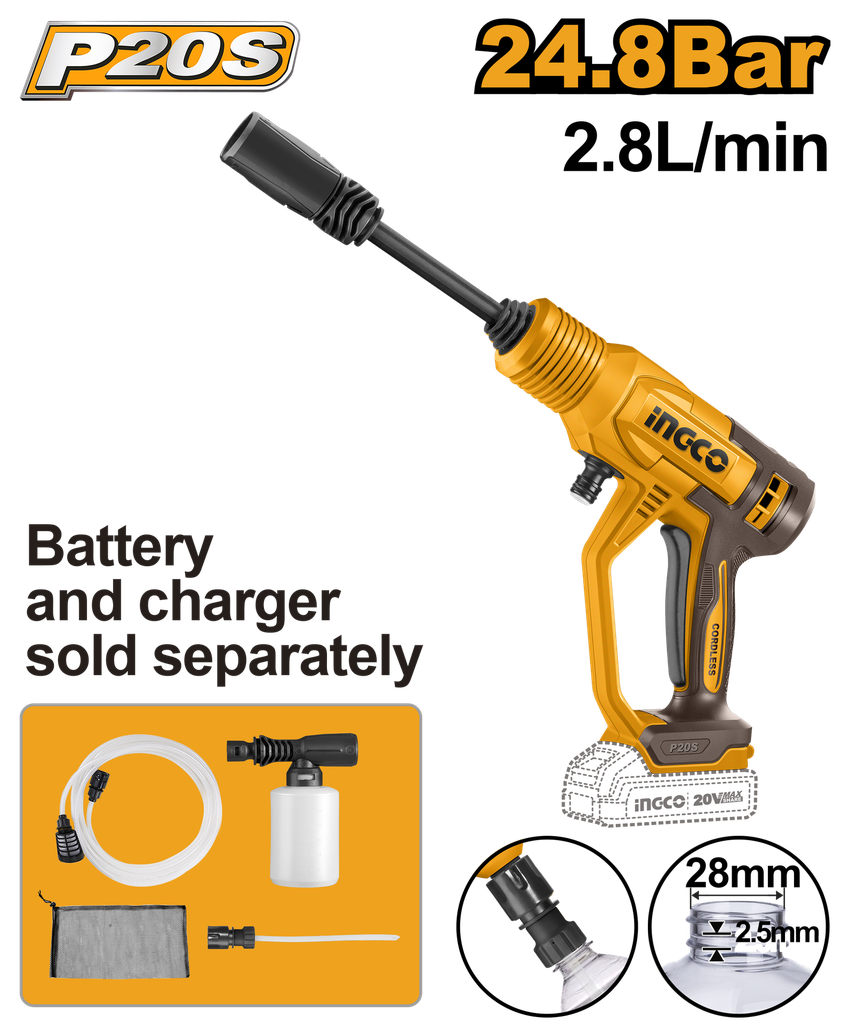 LIMPIADORA PRESION 20V CPWLI2036