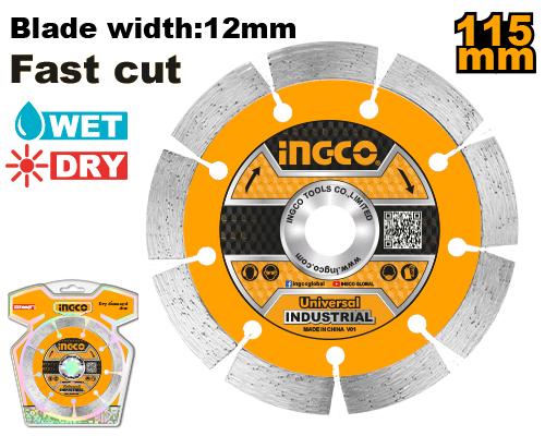 DISCO UNIVERSAL SEGMENTADO 115mm