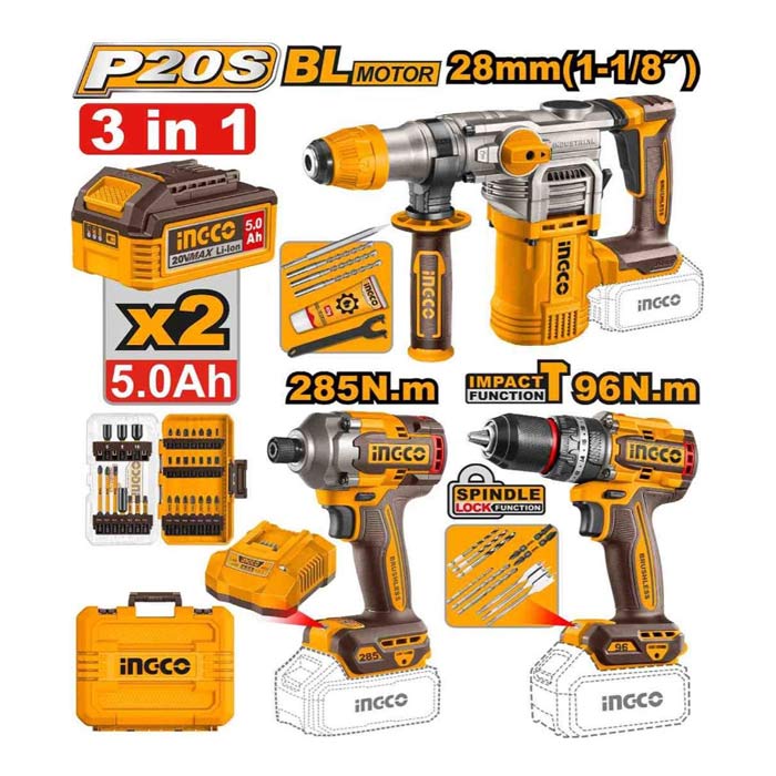 KIT 3 MAQ. ATOR/66+ATOR IMPACTO+COMBINADO