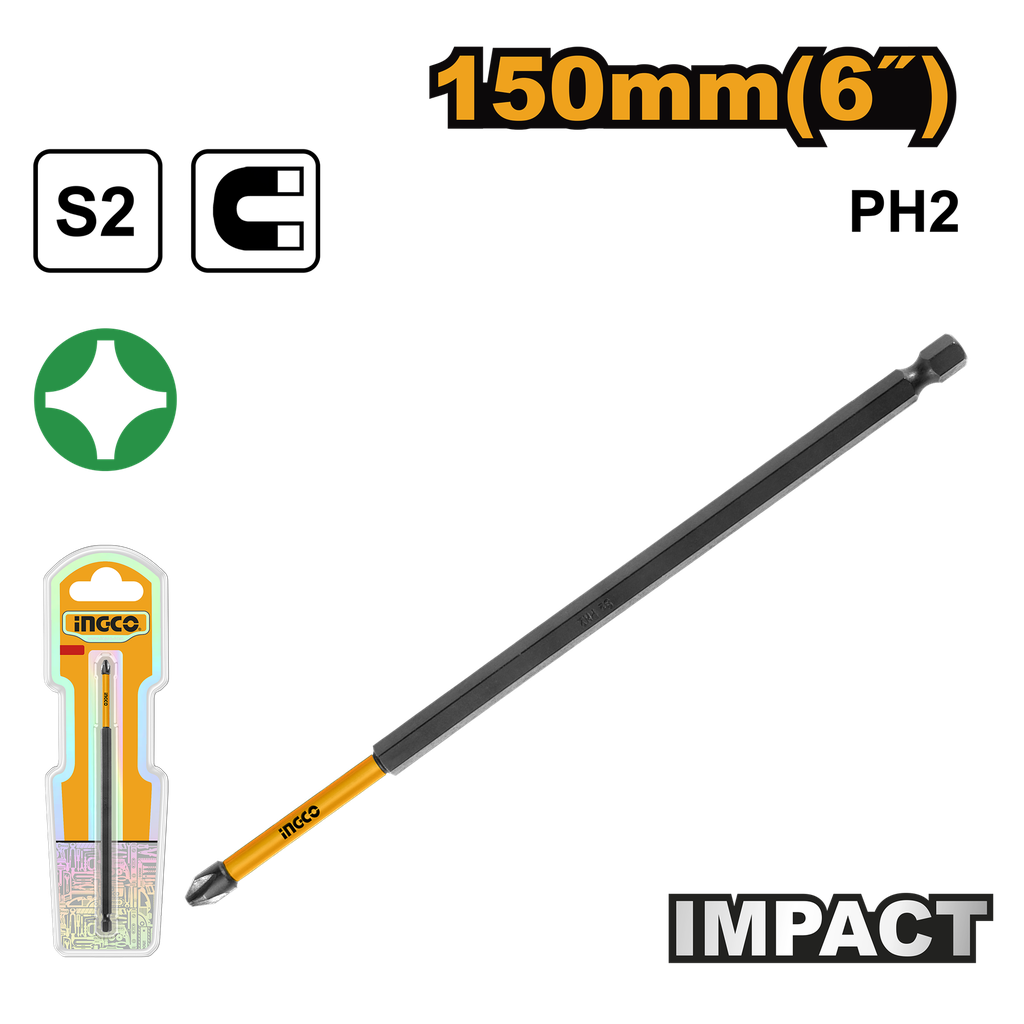 SET 10 PCS  PUNTAS  DE IMPACTO 150 MM
