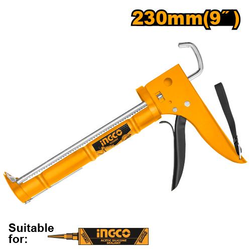 PISTOLA SILICONA CREMALLERA 230mm