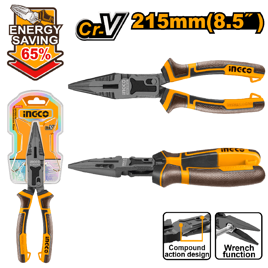 ALICATE PRO PUNTA LARGA 215mm