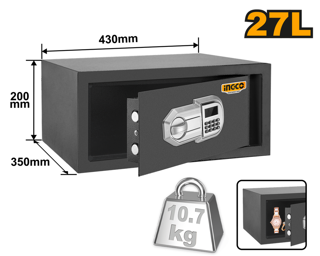 CAJA FUERTE ELECTRONICA 27L