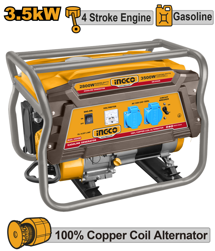 GENERADOR GASOLINA 3.500w  GE35006