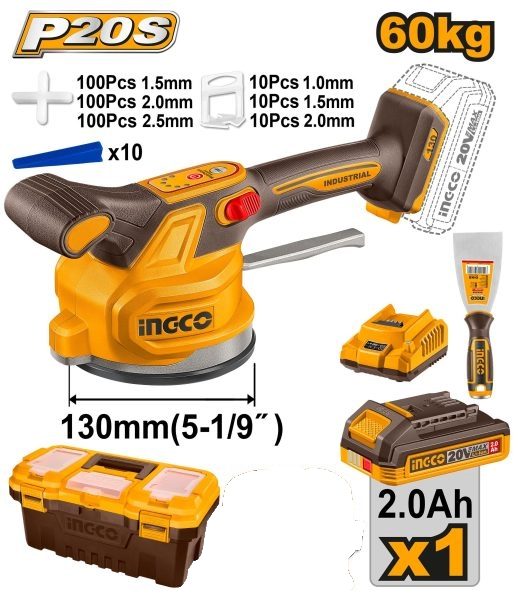 VENTOSA VIBRATORIA AZULEJOS 20V (130mm)