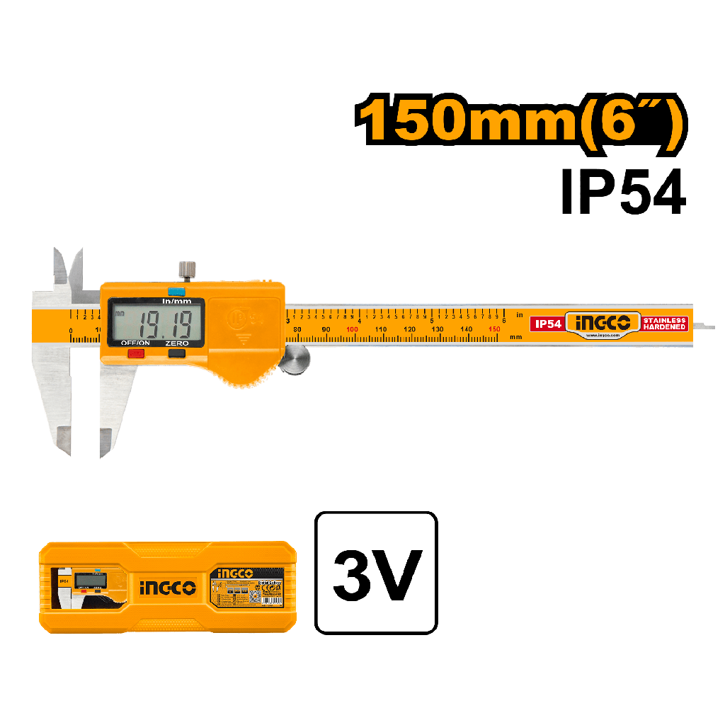 CALIBRADOR VERNIE DIGITAL (Pie de Rey) 150mm