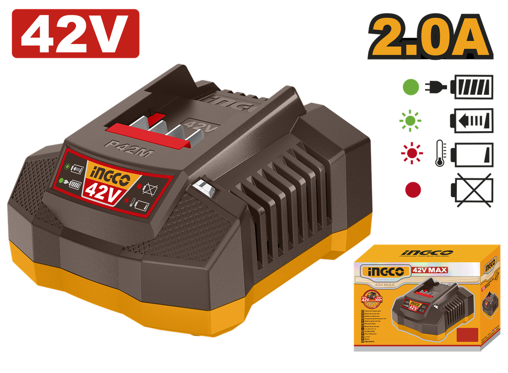 CARGADOR 42V 2.0Ah