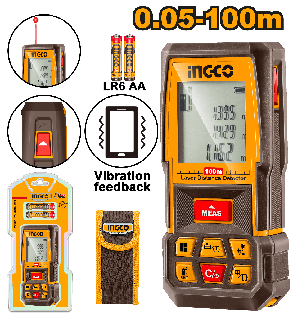MEDIDOR LASER 0.5-100m