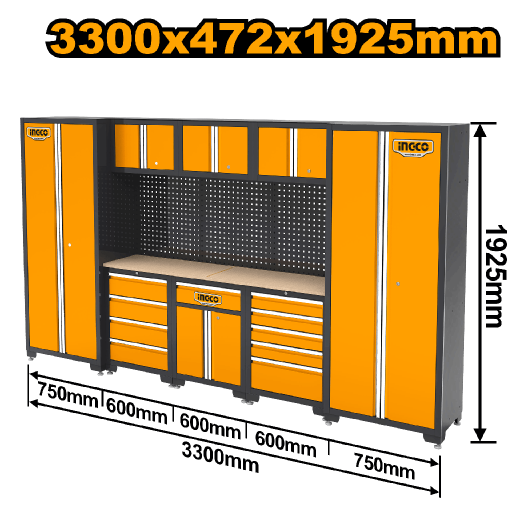 * ARMARIOS TALLER  3300x472x1925 mm