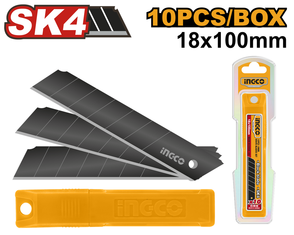 JUEGO 10 CUCHILLAS 18*100mm