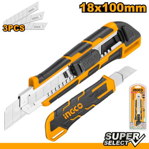 CUTTER 18*100mm L 167mm *Incluye 3 hojas