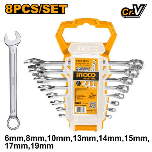 JGO LLAVES COMBINADAS  8 PCS