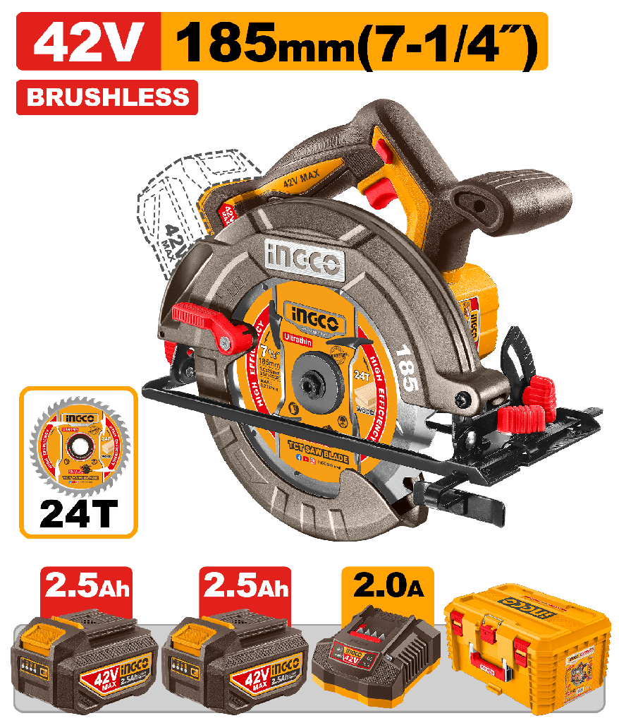 SIERRA CIRCULAR 42 V 185 mm