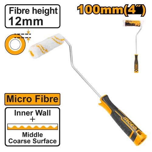 MINI-RODILLO 100MM COMPLETO Largo fibra: 12mm