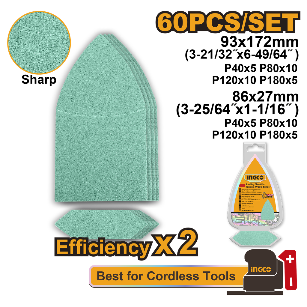 SET DE LIJAS 60 PIEZAS