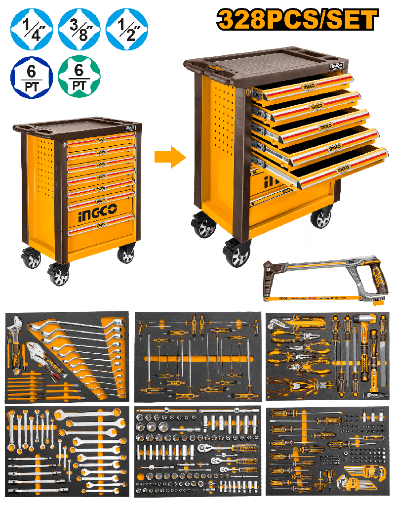 CARRO TALLER 328  PCS