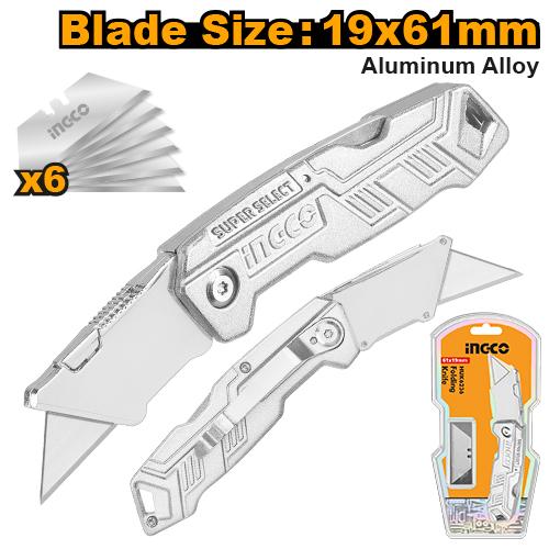 CUTTER TIPO NAVAJA PLEGABLE 19*61mm