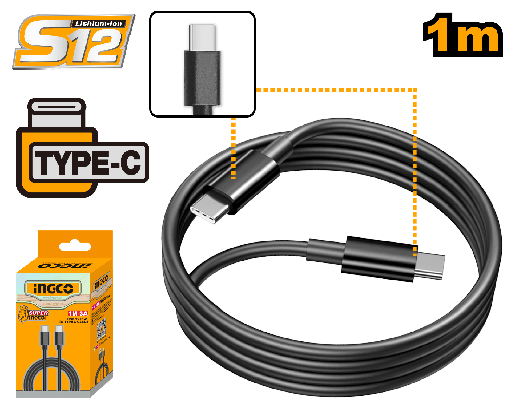 CABLE CARGADOR TIPO C  - C