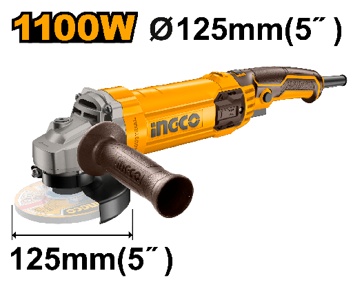 [AG110038E] [0644] AMOLADORA 125mm 1100w