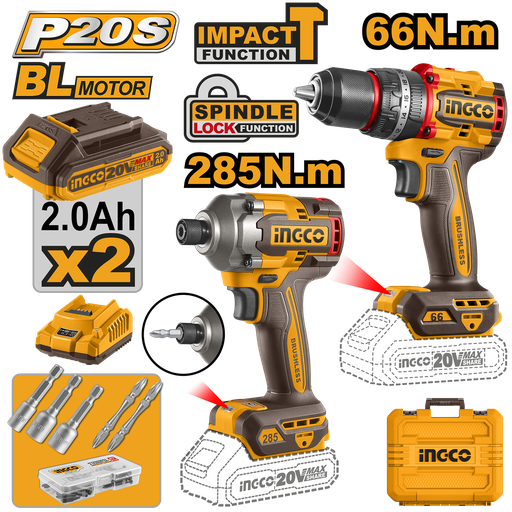 [CKLI20277E] [1099] KIT 2 MAQ.  ATOR/ 66 Nm + LLAVE IMPACTO 285Nm