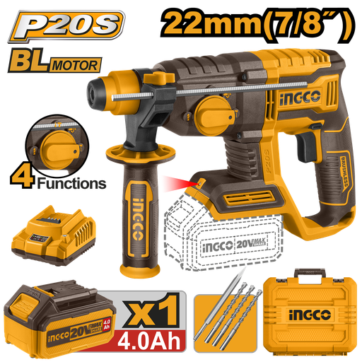 [CRHLI202081] [1013] MARTILLO COMBINADO DEMOLEDOR  22 mm 20 V