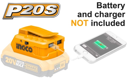 [CUCLI2001] [0547] CARGADOR USB 20V