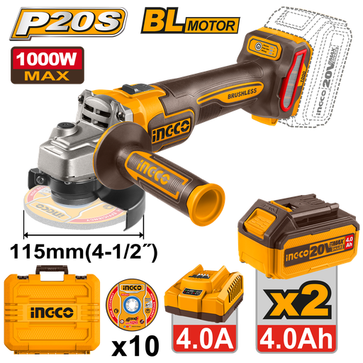 [CAGLI271532E] [1105] AMOLADORA 115mm 1000W 20 V