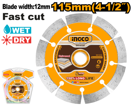 [DMD0111513] [0197.1] DISCO UNIVERSAL SEGMENTADO 115mm