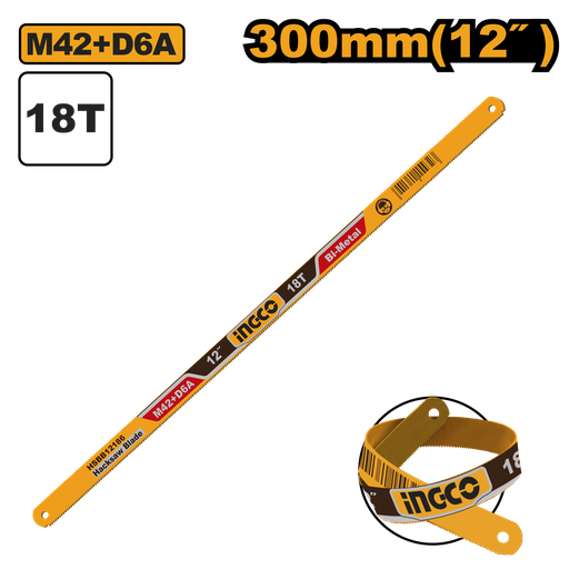 [HSBB12186] [1263] HOJA ARCO DE SIERRA BIMETAL (Pack indivisible de 10 u.) 18 T