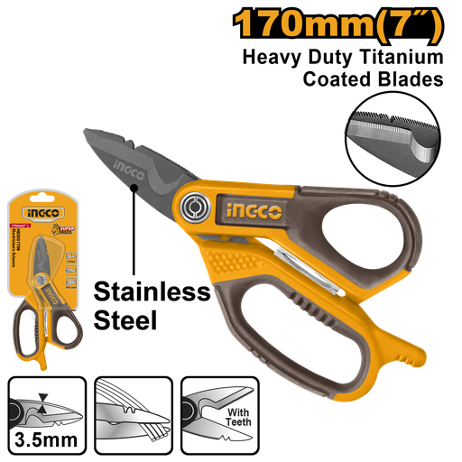 [HES051708] [1281] TIJERA ELECTRICISTA 170mm