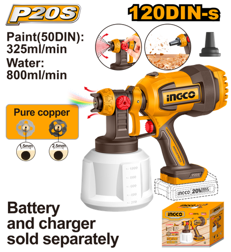 [CSGLI2004] [0361] PISTOLA PINTAR 20V *No incluye Carg/Bat.