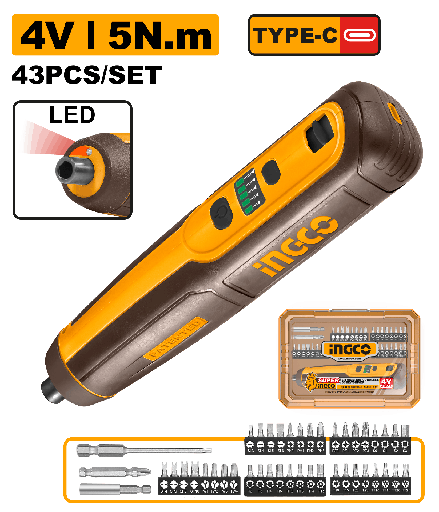 [CSDLI04062] [1365] DESTORNILLADOR 4V 5 Nm (TIPO C)