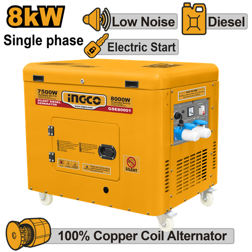 [GSE80001] [2008] GENERADOR DIESEL SILENCIOSO 8Kw