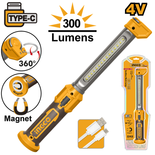 [HWLI043006] [1437] LAMPARA DE TRABAJO 4 V CARGA USB