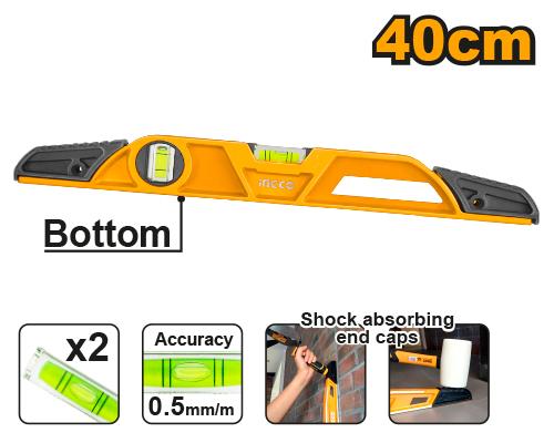 [HBSL08040] [0700] NIVEL ALBAÑIL ANTICHOQUE 40cm