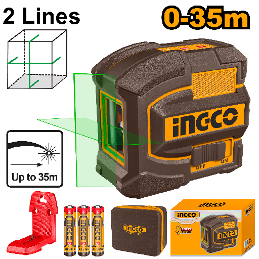 [HLL156601] [1433] LASER LINEA VERDE AUTONIVELANTE 0-35m