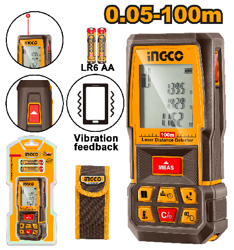 [HLDD1008] [1431] MEDIDOR LASER 0.5-100m