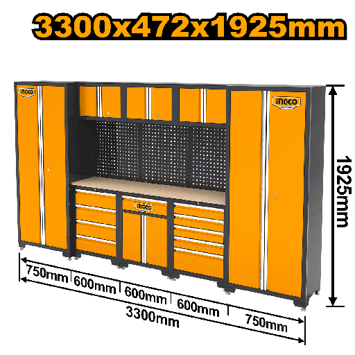 [HRGCS008] [2509] * ARMARIOS TALLER  3300x472x1925 mm